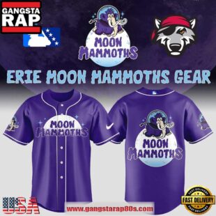 Erie SeaWolves Moon Mammoths Limited Edition Baseball Jersey Shirt