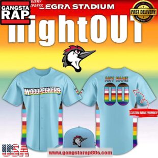 Fayetteville Woodpeckers Pride Night Out 2025 Special Edition Custom Baseball Jersey Shirt