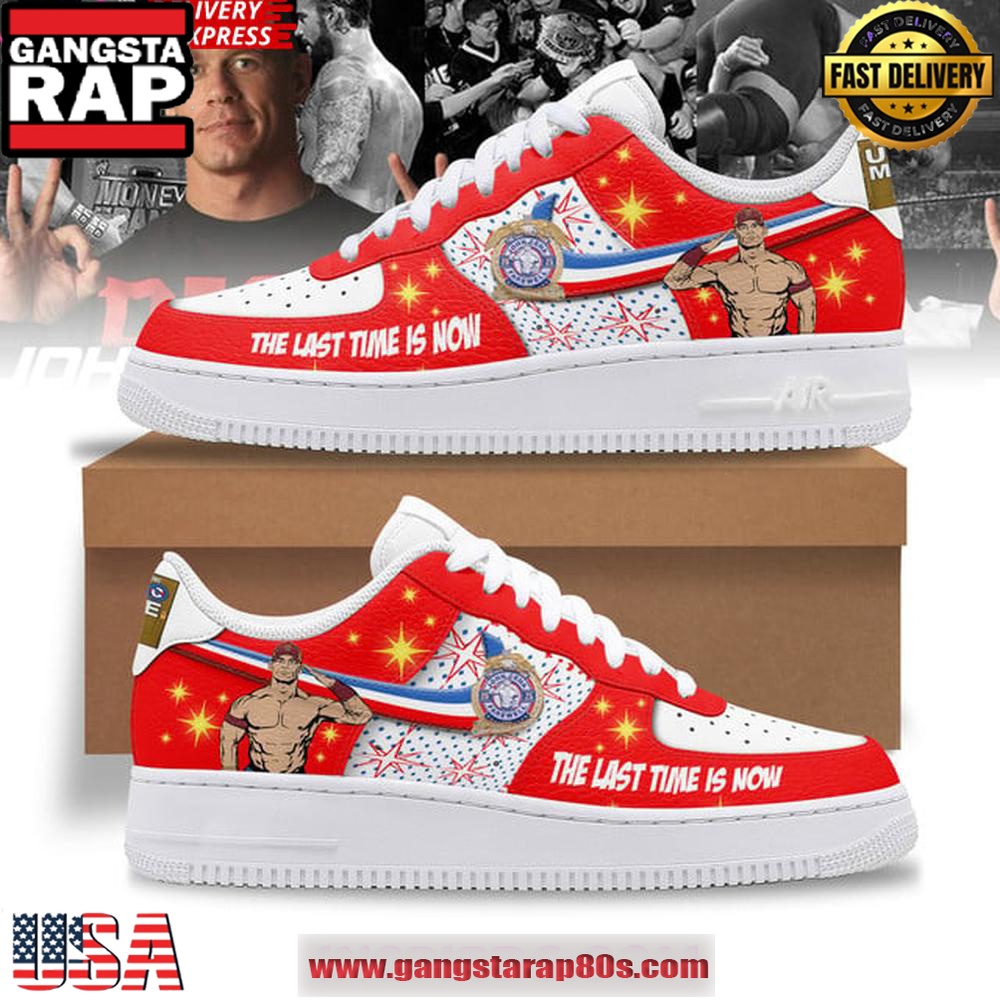 Final Battle John Cena WWE Limited Edition Air Force 1 Sneakers Shoes Final Battle John Cena WWE Limited Edition Air Force 1 Sneakers Shoes