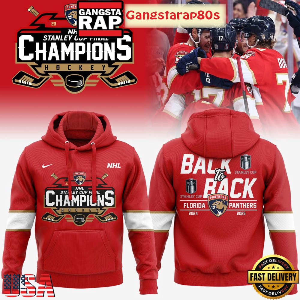 Florida Panthers 2025 Stanley Cup Champions Back To Back All Over Print Hoodie Florida Panthers 2025 Stanley Cup Champions Back To Back All Over Print Hoodie