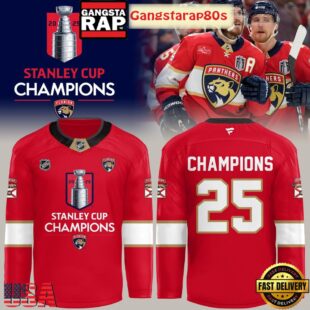 Florida Panthers Champion NHL Stanley Cup Hockey Jersey