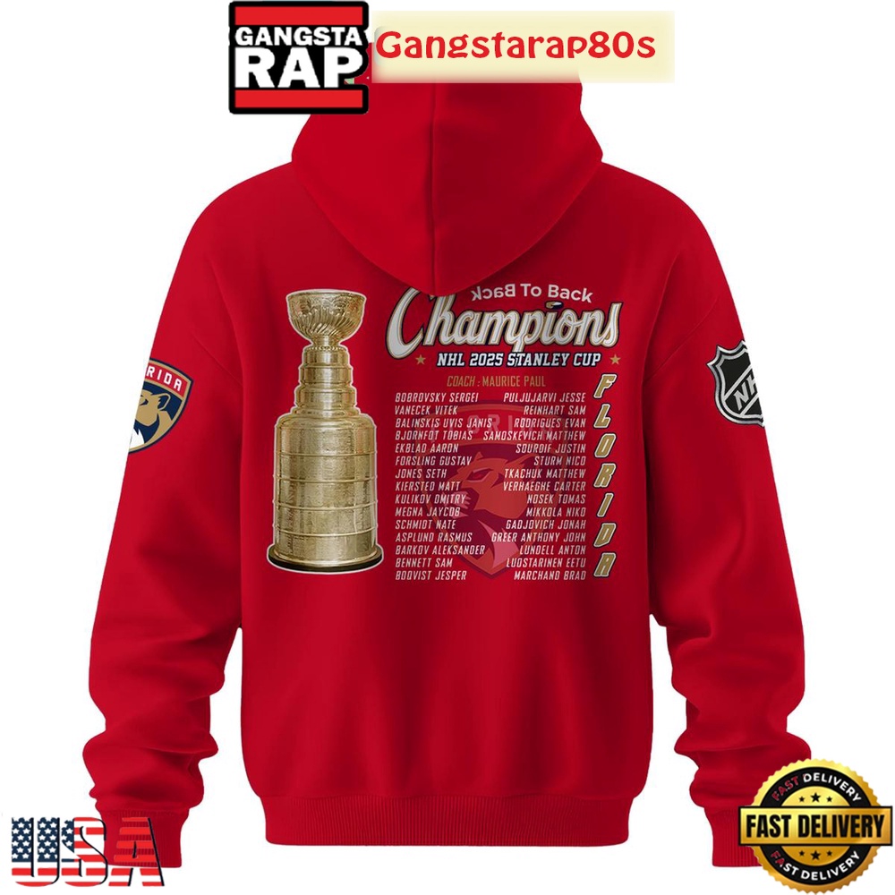 Florida Panthers Stanley Cup 2025 Champions All Over Print T-Shirt Hoodie Florida Panthers Stanley Cup 2025 Champions All Over Print T-Shirt Hoodie