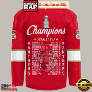 Florida Panthers Stanley Cup Champions 2025 Hockey Jersey