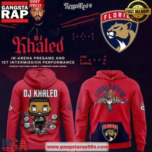 Florida Panthers x DJ KHALED 2025 Performance All Over Print Hoodie