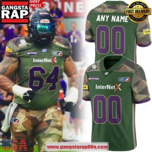 Frankfurt Galaxy Bundeswehr 2025 Custom Football Jersey