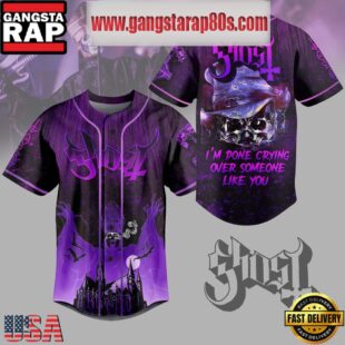 Ghost I’m Done Crying Over Someone Like You Custom Baseball Jersey Shirt