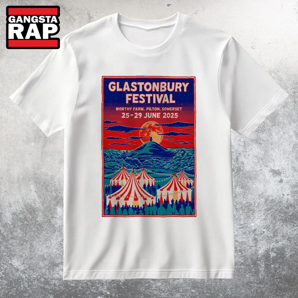 Glastonbury Festival Worthy Farm in Pilton Somerset Jun 25-29 2025 T Shirt Glastonbury Festival Worthy Farm in Pilton Somerset Jun 25-29 2025 T Shirt