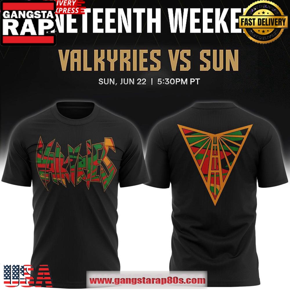 Golden State Valkyries x Juneteenth Weekend 2025 Unisex T Shirt Golden State Valkyries x Juneteenth Weekend 2025 Unisex T Shirt