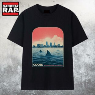 Goose June 20 2025 Jacobs Pavilion at Nautica In Cleveland OH T Shirt