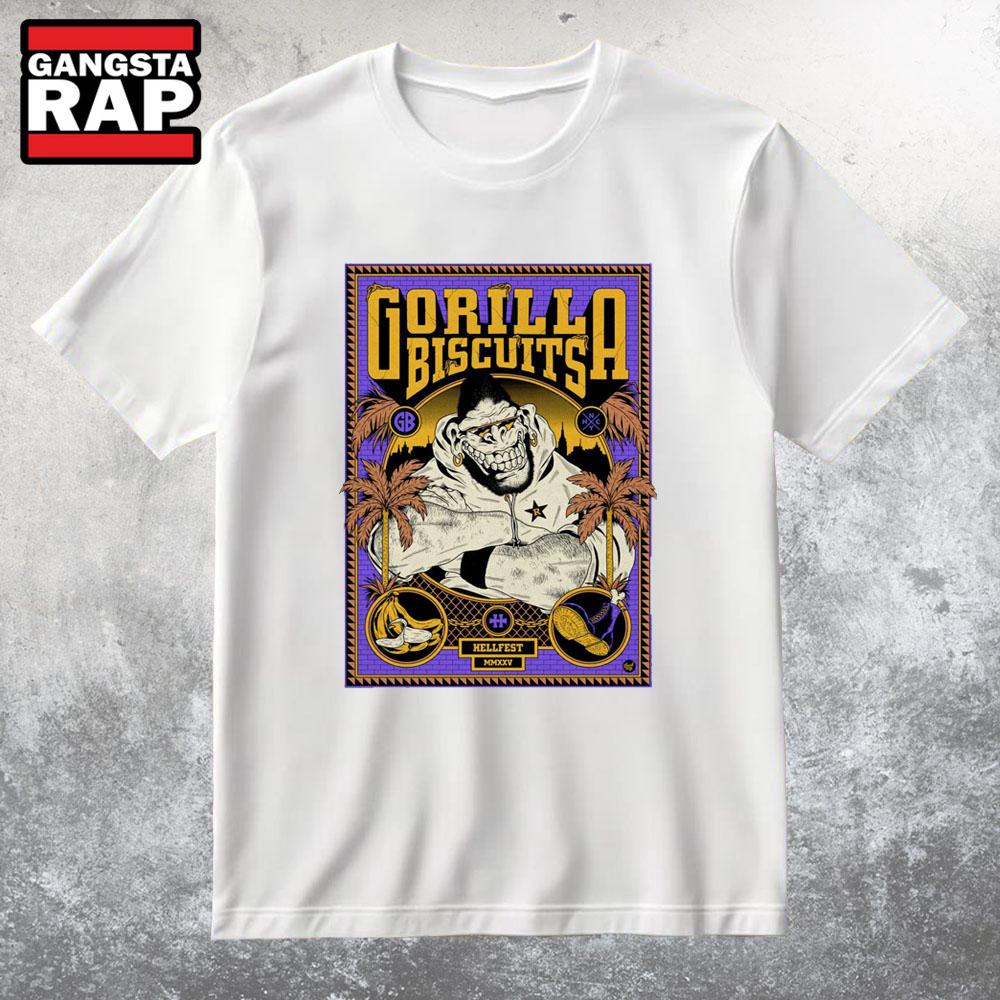 Gorilla Biscuits Hellfest 2025 In Clisson FR On Jun 22 2025 T Shirt Gorilla Biscuits Hellfest 2025 In Clisson FR On Jun 22 2025 T Shirt