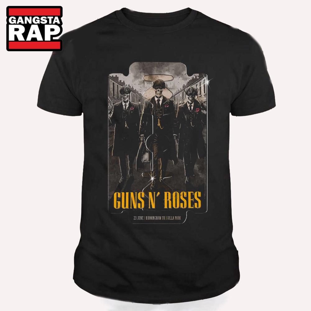 Guns N' Roses At Villa Park On Jun 23 2025 T Shirt Guns N' Roses At Villa Park On Jun 23 2025 T Shirt