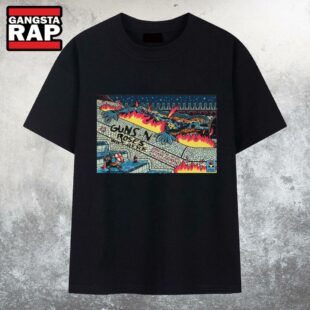 Guns N Roses Barcelona Tour On Jun 9 2025 T Shirt
