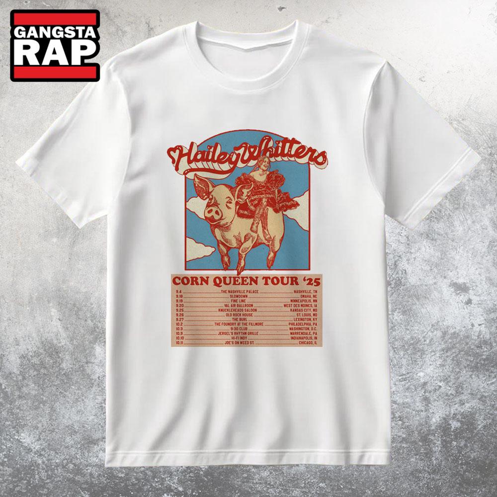 Hailey Whitters Corn Queen Tour 25 T Shirt Hailey Whitters Corn Queen Tour 25 T Shirt