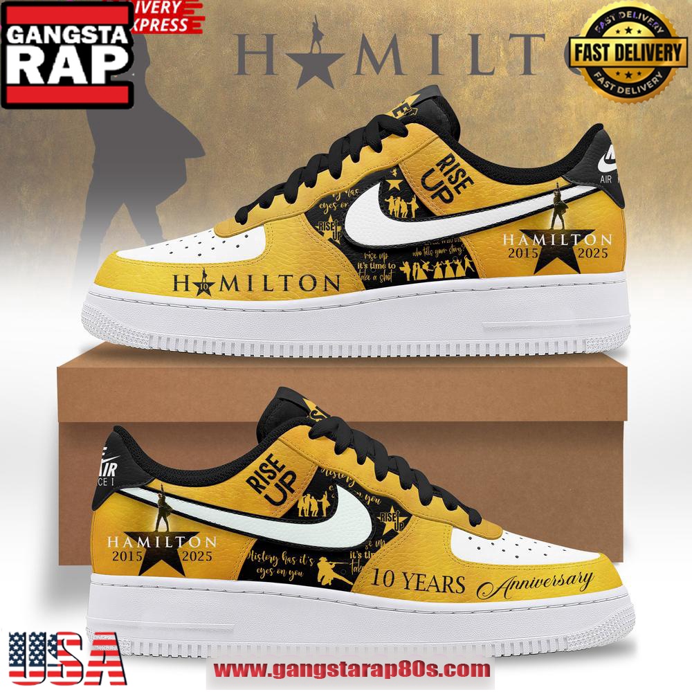 Hamilton 10 Years Anniversary Limited Air Force 1 Sneakers Shoes Hamilton 10 Years Anniversary Limited Air Force 1 Sneakers Shoes