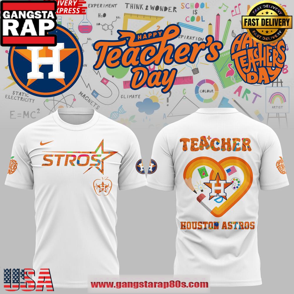 Houston Astros Happy Teacher’s Day Edition Unisex T-Shirt Houston Astros Happy Teacher’s Day Edition Unisex T-Shirt