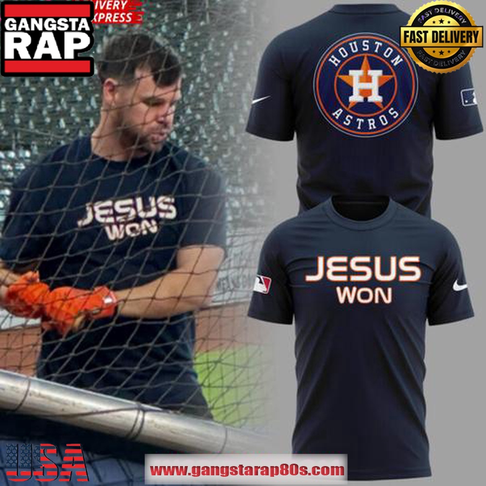 Houston Astros Jesus Won 2025 Unisex T-Shirt Houston Astros Jesus Won 2025 Unisex T-Shirt