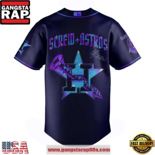 Houston Astros x DJ Screw Honor All-Time Limited Edition Baseball Jersey Shirt