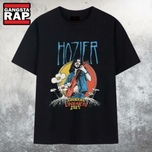 Hozier Unreal Unearth 2025 Flower Tour T Shirt