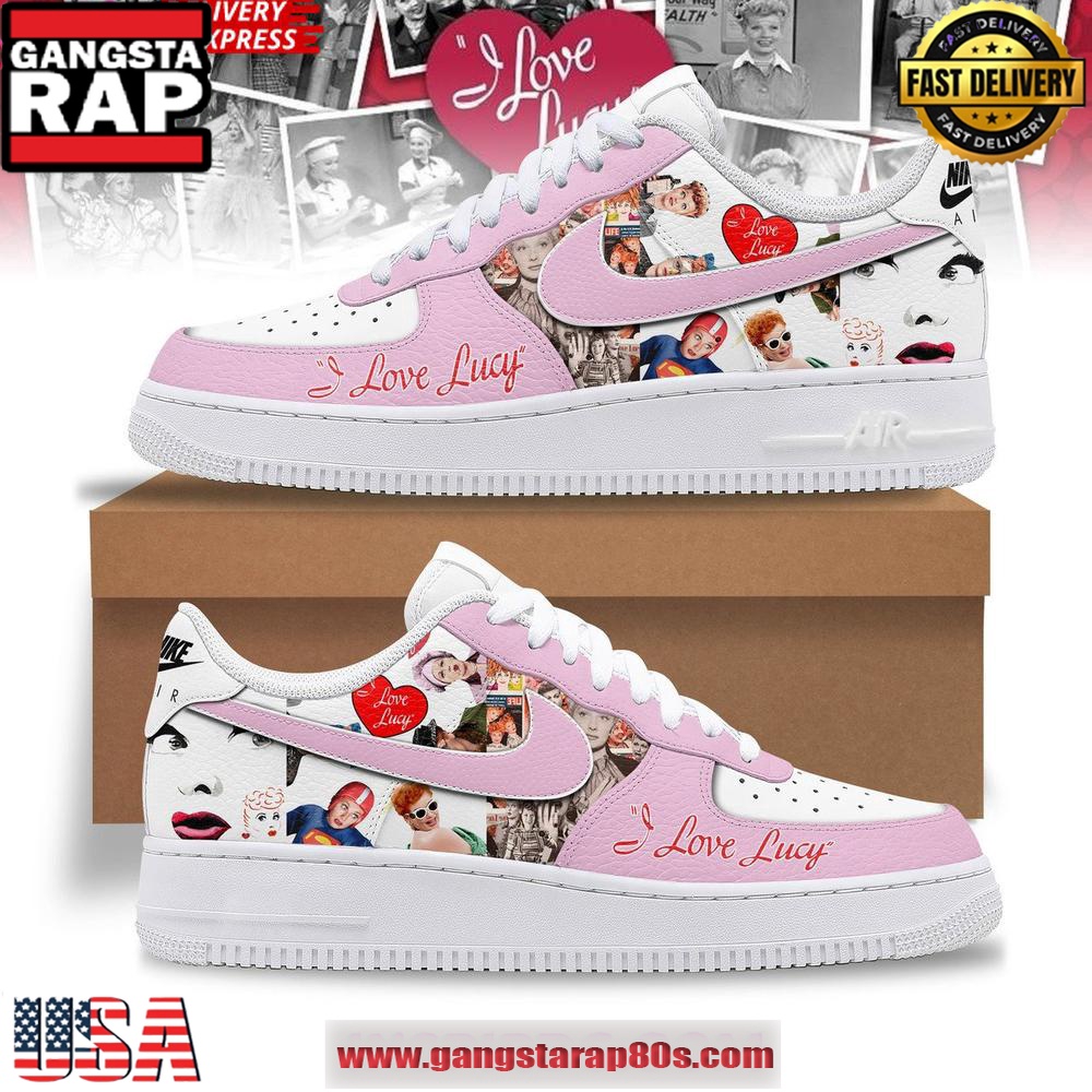 I love Lucy Limited Edition Air Force 1 Sneakers Shoes I love Lucy Limited Edition Air Force 1 Sneakers Shoes
