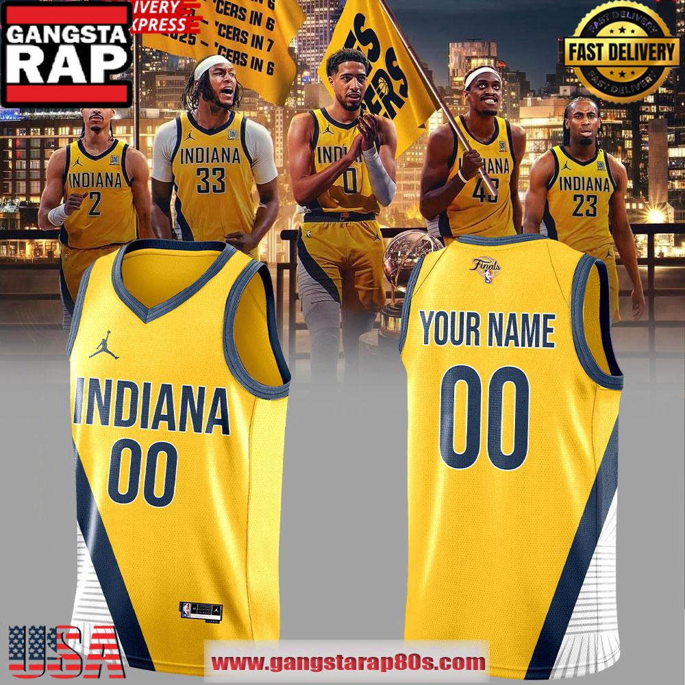 Indiana Pacers Statement 2025 Jordan Dri-FIT NBA Swingman Custom Basketball Jersey Indiana Pacers Statement 2025 Jordan Dri-FIT NBA Swingman Custom Basketball Jersey