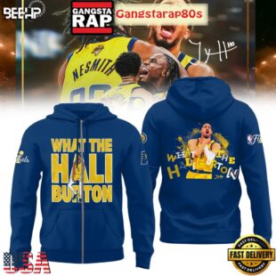 Indiana Pacers What The Hali Burton NBA Finals 2025 All Over Print Hoodie T-Shirt