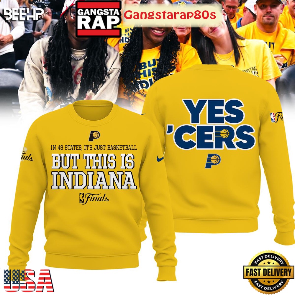 Indiana Pacers Yes Cers But This Is Indiana NBA Finals 2025 All Over Print Hoodie T-Shirt Indiana Pacers Yes Cers But This Is Indiana NBA Finals 2025 All Over Print Hoodie T-Shirt