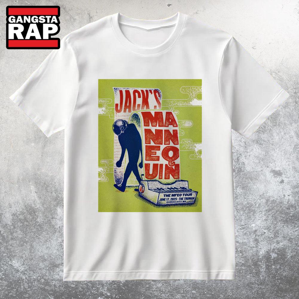 Jack’s Mannequin On Jun 17 2025 In Kansas City MO Tour T Shirt Jack’s Mannequin On Jun 17 2025 In Kansas City MO Tour T Shirt