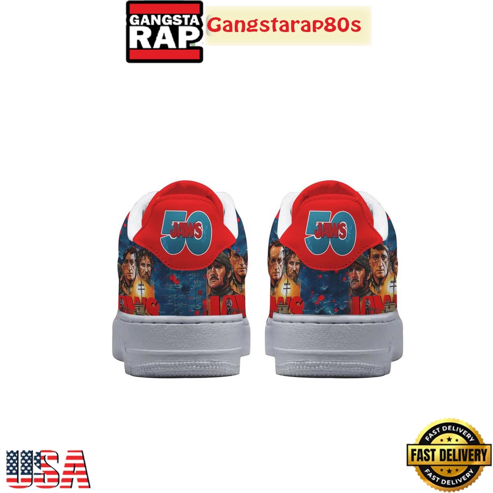 Jaws You're Gonna Need A Bigget Boat Special Edition Air Force 1 Shoes Running Sneakers Jaws You're Gonna Need A Bigget Boat Special Edition Air Force 1 Shoes Running Sneakers