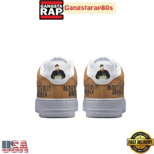 Jelly Roll The Beautifully Broken Tour Special Edition Air Force 1 Shoes Running Sneakers