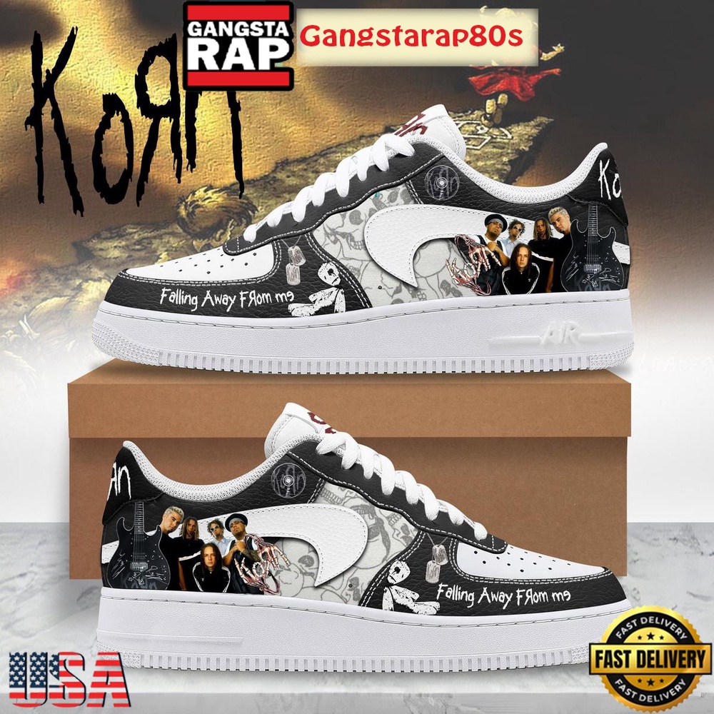 Korn Falling Away From Me Special Edition Air Force 1 Shoes Running Sneakers Korn Falling Away From Me Special Edition Air Force 1 Shoes Running Sneakers