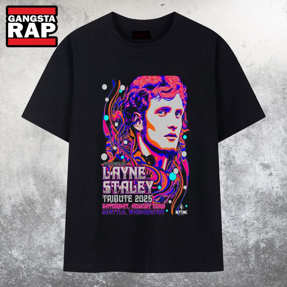 Layne Staley Neptune Theatre In Seattle WA Aug 23 2025 T Shirt Layne Staley Neptune Theatre In Seattle WA Aug 23 2025 T Shirt