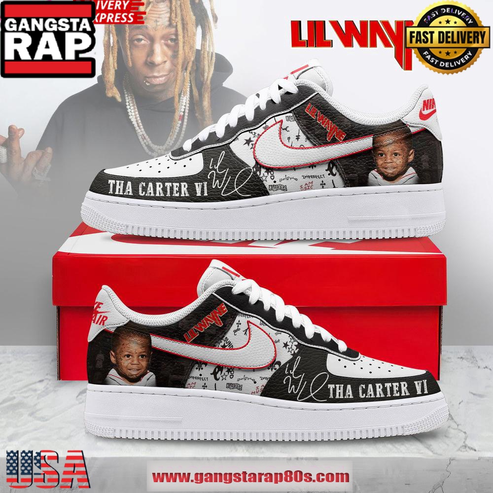 Lil Wayne THA Carter VI Limited Edition Air Force 1 Sneakers Shoes Lil Wayne THA Carter VI Limited Edition Air Force 1 Sneakers Shoes