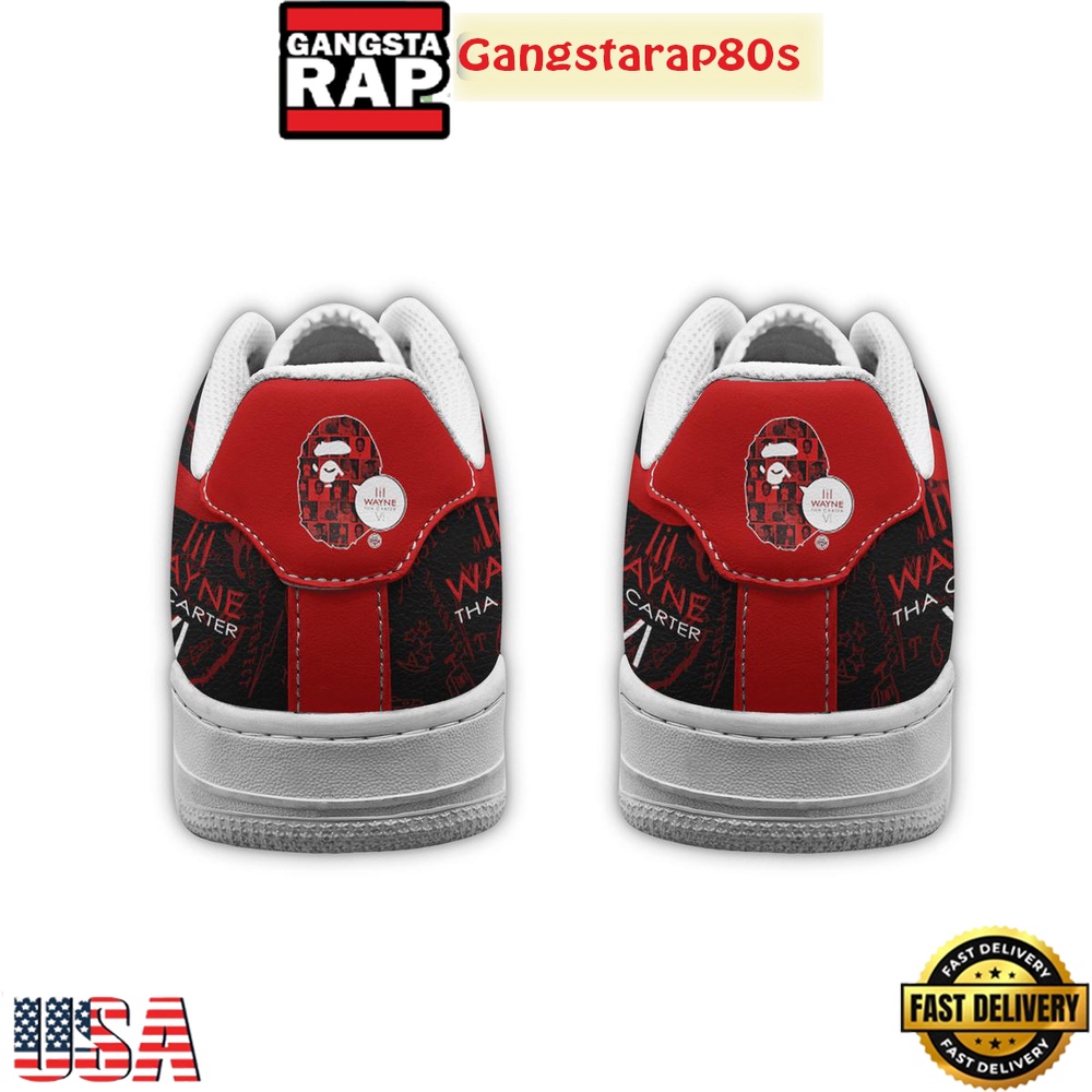 Lil Wayne Tha Carter VI Young Money Air Force 1 Sneakers Shoes Lil Wayne Tha Carter VI Young Money Air Force 1 Sneakers Shoes