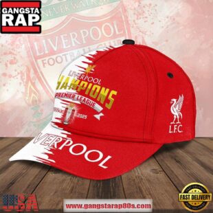 Liverpool 2025 EPL Champions Limited Edition Classic Cap Hats