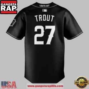 Los Angeles Angels Black Lights Out Limited Edition Baseball Jersey Shirt