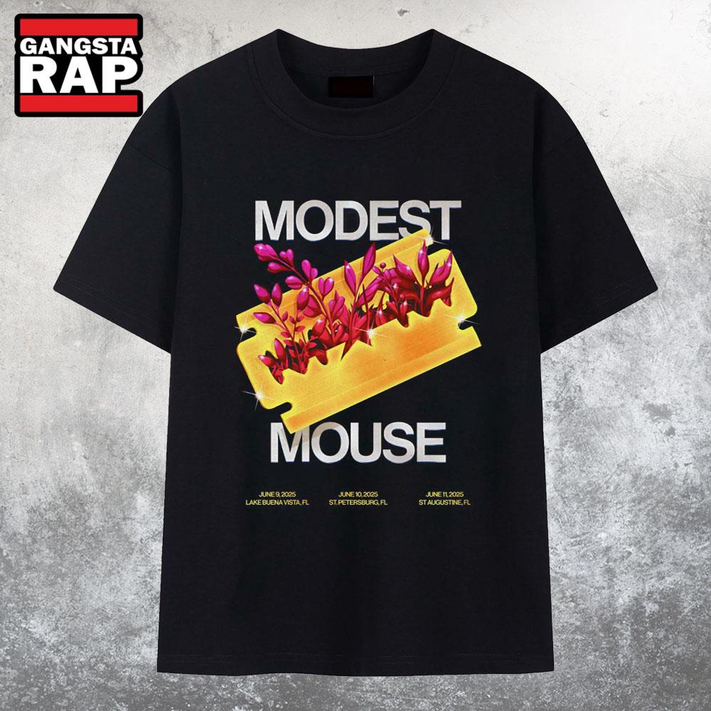 Modest Mouse Florida Tour June 2025 T Shirt Modest Mouse Florida Tour June 2025 T Shirt