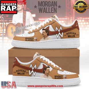 Morgan Wallen Whiskey Glasses Limited Air Force 1 Sneakers Shoes