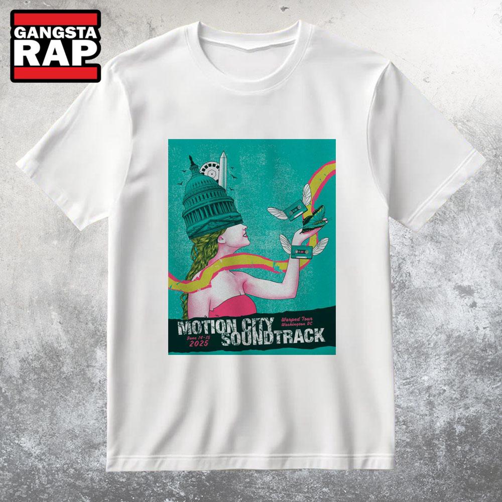 Motion City Soundtrack On June 14-15 2025 In Washington D.C T Shirt Motion City Soundtrack On June 14-15 2025 In Washington D.C T Shirt