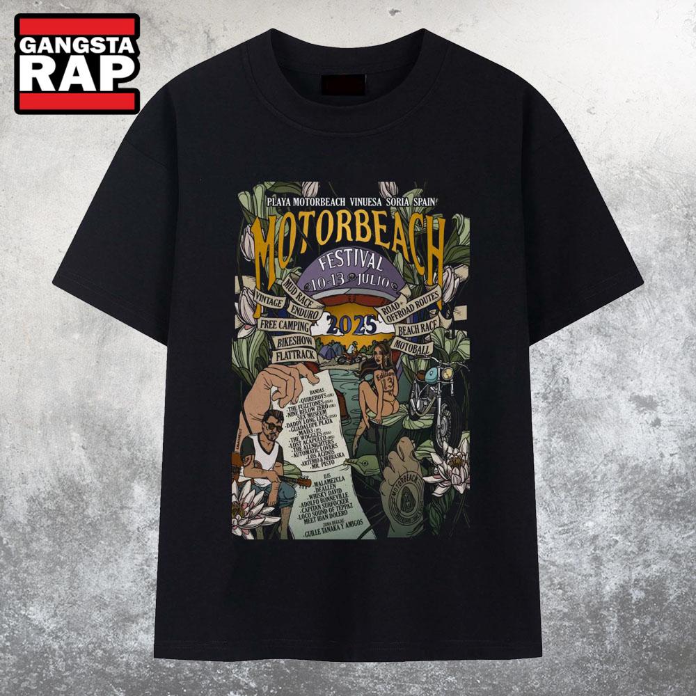 Motorbeach Festival Vinuesa Soria Spain Jul 10-13 2025 T Shirt Motorbeach Festival Vinuesa Soria Spain Jul 10-13 2025 T Shirt