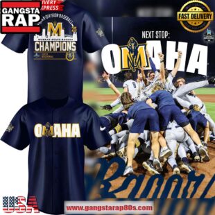 Murray State Racers 2025 Super Regional Champions Navy Baseball Jersey Shirt