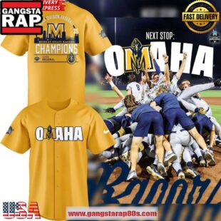 Murray State Racers 2025 Super Regional Champions Yellow Baseball Jersey Shirt