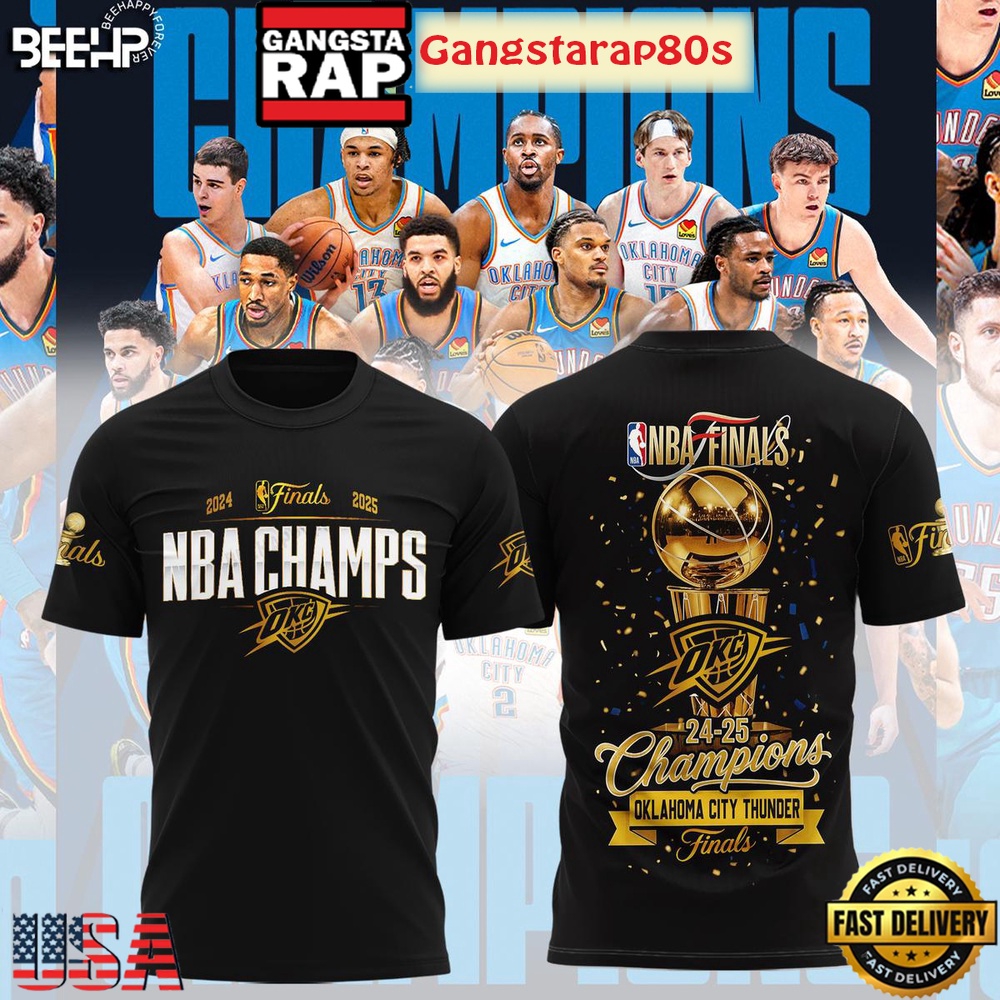 NBA Finals 2025 Champions Oklahoma City Thunder All Over Print Hoodie T-Shirt NBA Finals 2025 Champions Oklahoma City Thunder All Over Print Hoodie T-Shirt