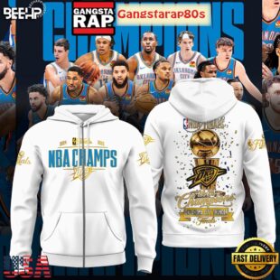 NBA Finals 2025 Champions Oklahoma City Thunder All Over Print Hoodie T-Shirt