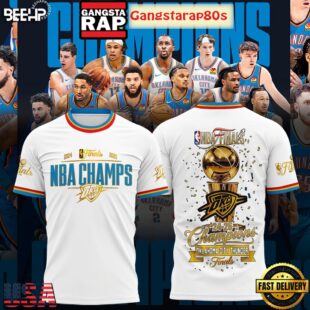 NBA Finals 2025 Champions Oklahoma City Thunder All Over Print Hoodie T-Shirt