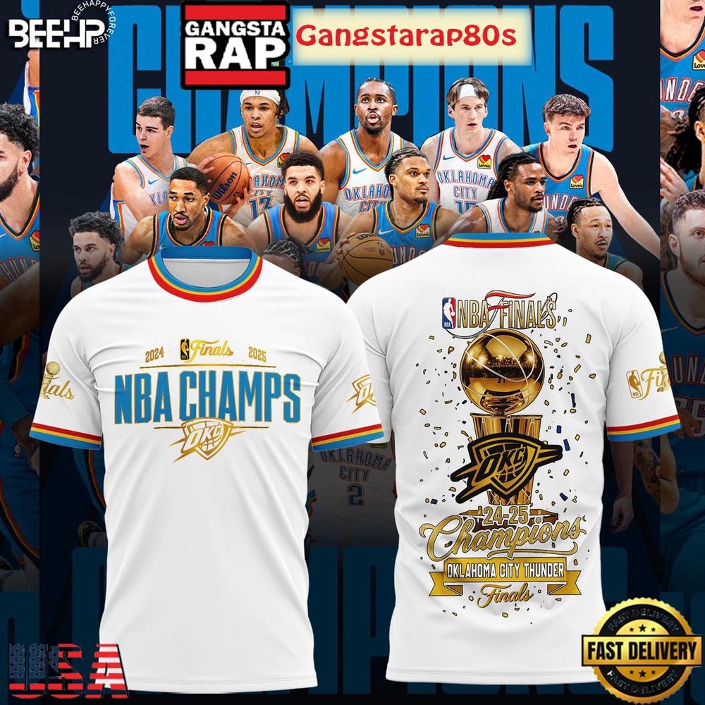 NBA Finals 2025 Champions Oklahoma City Thunder All Over Print Hoodie T-Shirt NBA Finals 2025 Champions Oklahoma City Thunder All Over Print Hoodie T-Shirt