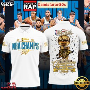 NBA Finals 2025 Champions Oklahoma City Thunder Special Polo Shirt