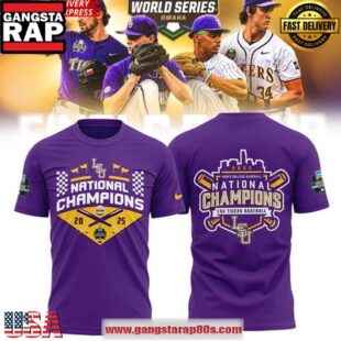 NCAA LSU Tigers 2025 Baseball National Champions Purple Special Unisex T Shirt
