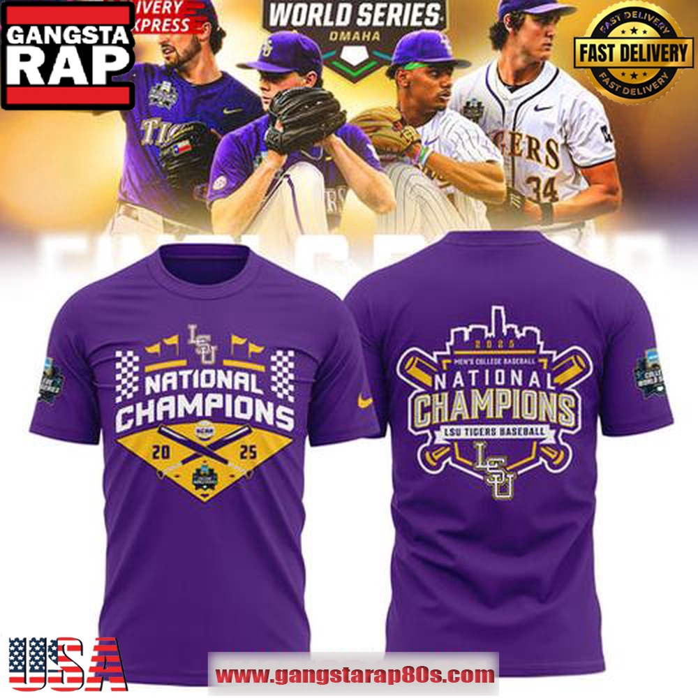 NCAA LSU Tigers 2025 Baseball National Champions Purple Special Unisex T Shirt NCAA LSU Tigers 2025 Baseball National Champions Purple Special Unisex T Shirt