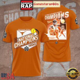 NCAA Softball Texas Longhorns Women’s College World Series Champions Unisex T-Shirt