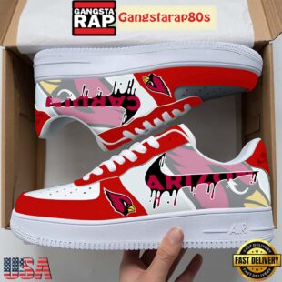 NFL Arizona Cardinals Team Logo Unique Air Force 1 Shoes Running Sneakers